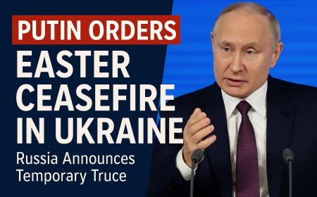 Putin Orders Easter Ceasefire in Ukraine: Russia Announces Temporary Truce