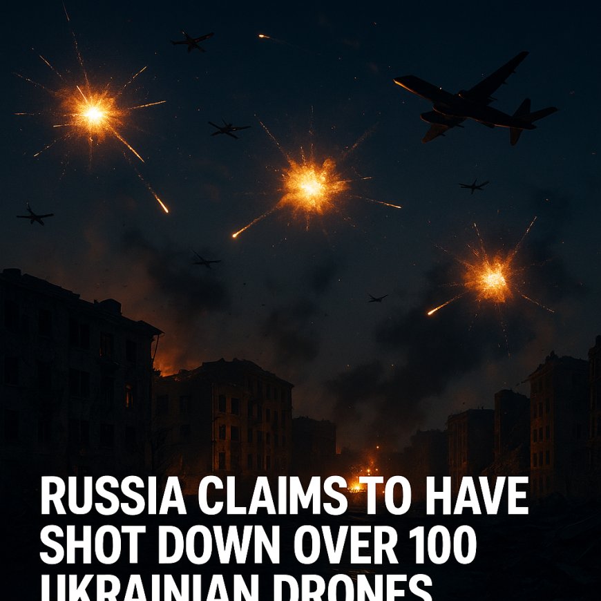 Russia Claims to Have Shot Down Over 100 Ukrainian Drones in Two Days